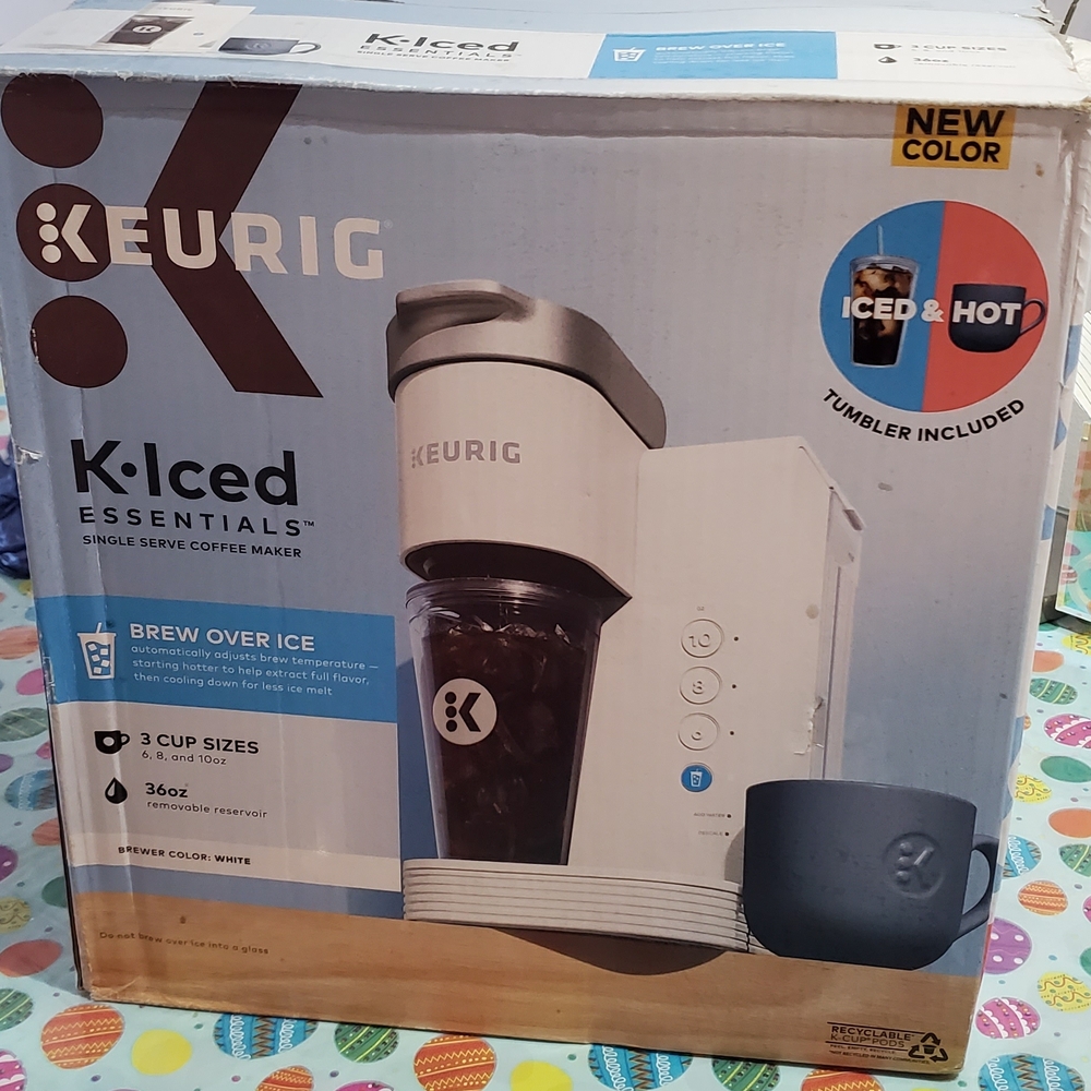 “Keurig K-Iced Essentials Coffee Maker NEW (Hot & Iced)”